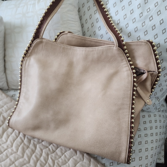 Cream Studded Purse - Picture 4 of 6